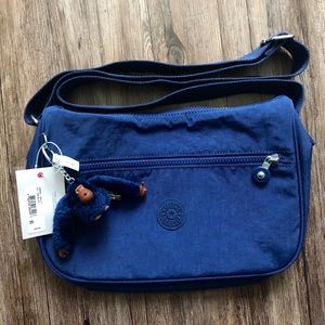 NEW Kipling Ink Blue Sally Bag